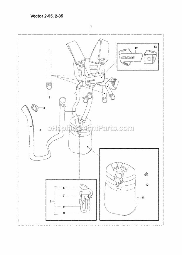 Jonsered CC2145 (2008-05) Brushcutter Page N Diagram