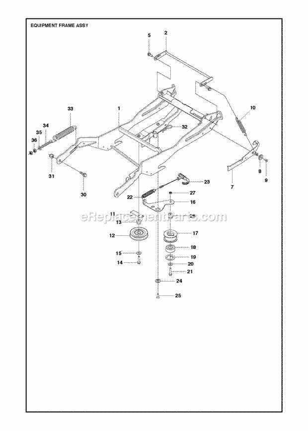 Jonsered FR2218 FA2 4x4 - 967179401 (2013) Frontrider Frame Diagram