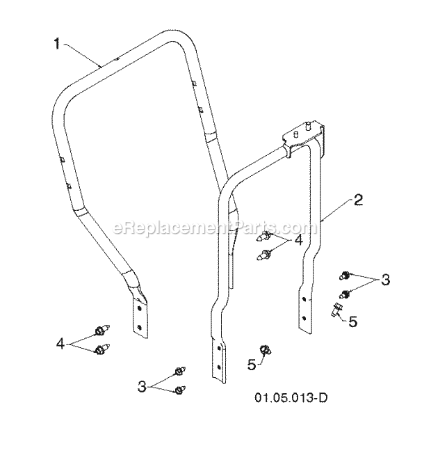 Jonsered J627 - 96192006400 (2013-9) Snow Blower Page U Diagram