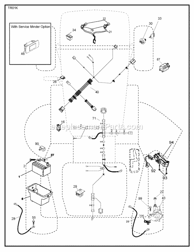 Jonsered LT 2213 - 96041007906 (2013-05) Tractor Electrical Diagram