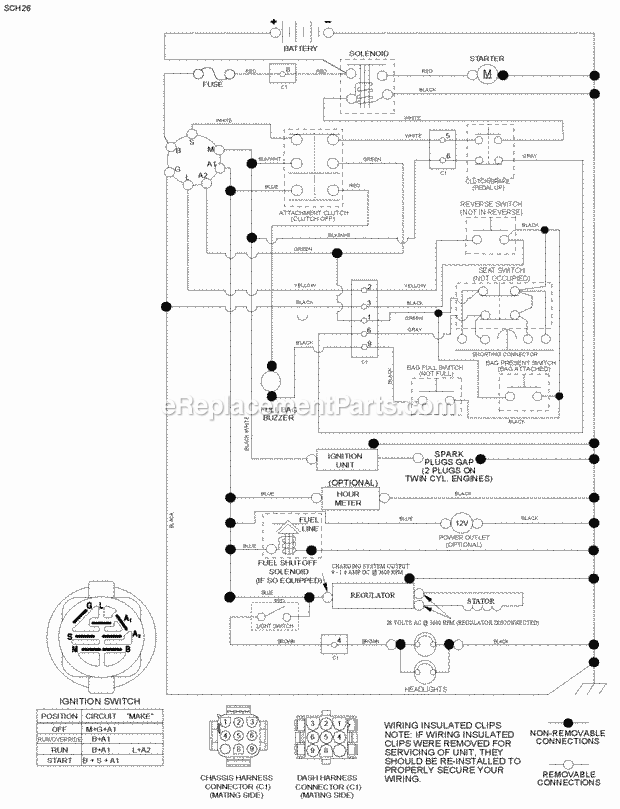 Jonsered LT 2317 CMA2 - 96051011100 (2013-06) Tractor Page J Diagram
