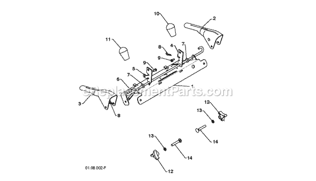 Jonsered ST 2106 - 96191002006 (2009-09) Snow Blower Page X Diagram