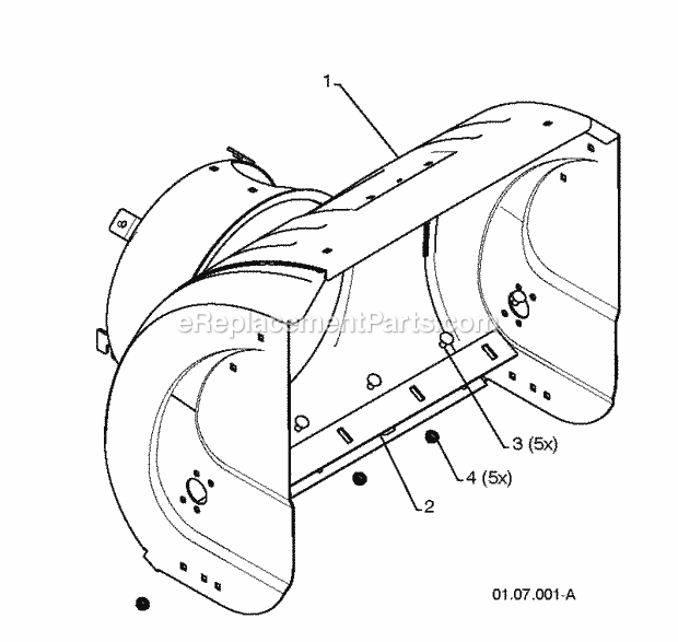 Jonsered ST 2106 - 96191002006 (2009-09) Snow Blower Page D Diagram