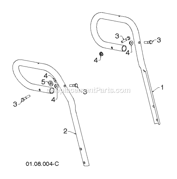 Jonsered ST 2106 - 96191002009 (2012-05) Snow Blower Page W Diagram