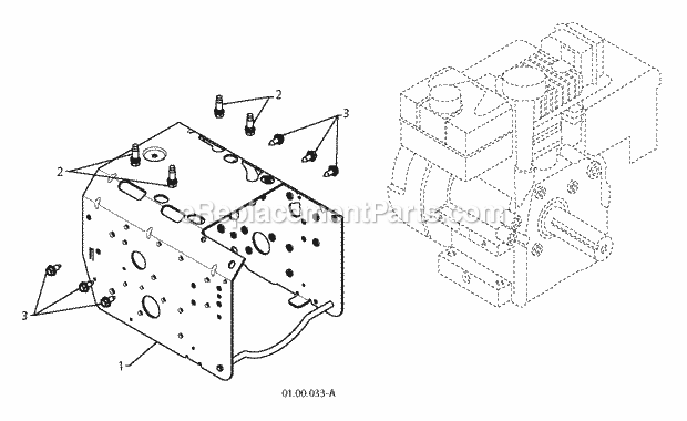 Jonsered ST 2109 E - 96191004001 (2010-08) Snow Blower Engine Diagram