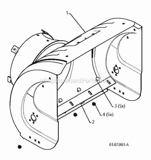 Jonsered ST 2109 E - 96191004001 (2010-08) Snow Blower Page G Diagram