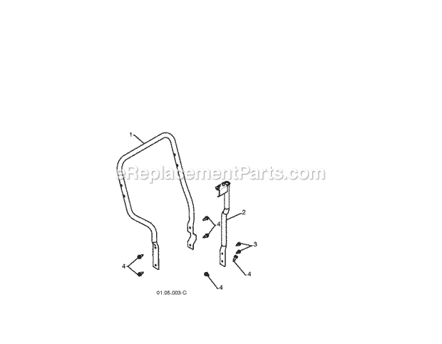 Jonsered ST 2111 E (2009-08) Snow Blower Page AT Diagram