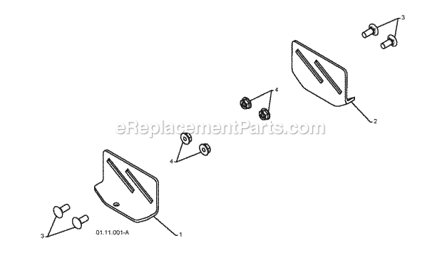 Jonsered ST 2111 E - 96191002204 (2008-09) Snow Blower Page D Diagram