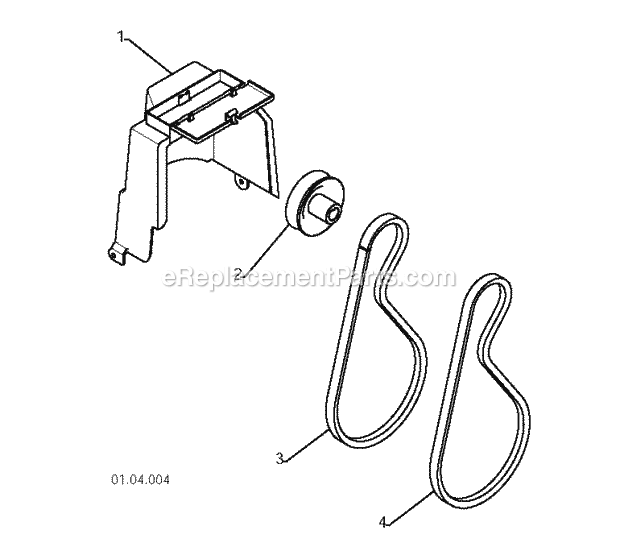 Jonsered ST 2111 E - 96191002204 (2008-09) Snow Blower Page I Diagram