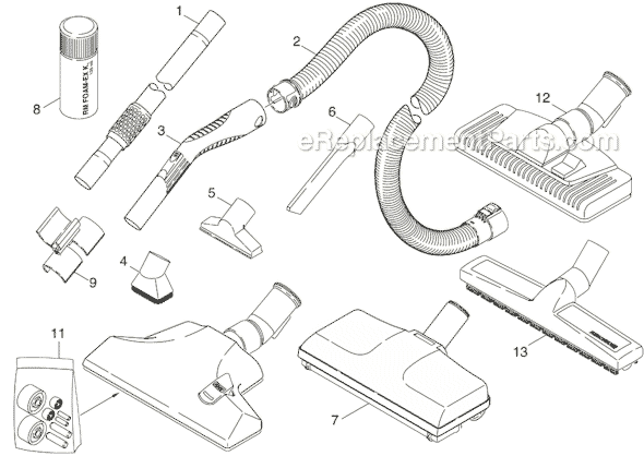 Karcher DS 5500 (1.195-104.0) Vacuum Cleaner Page E Diagram