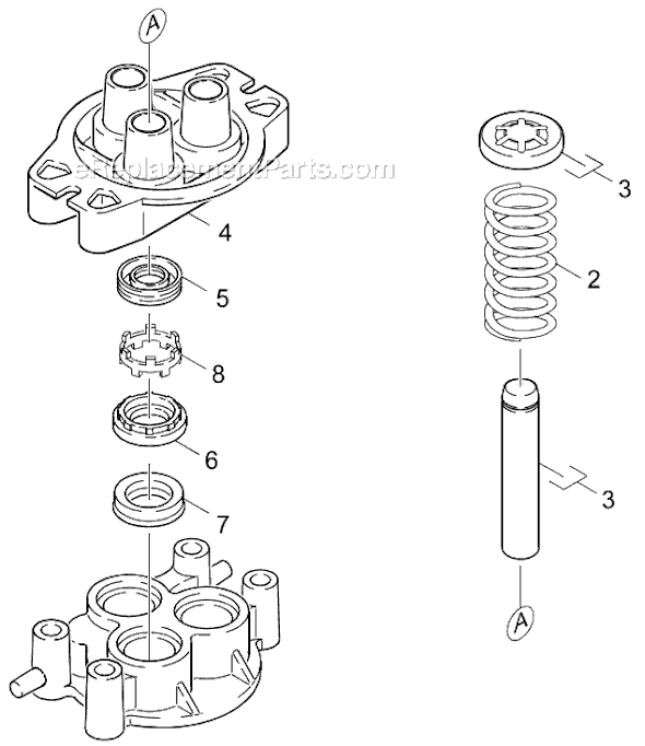 Karcher K 1750 GM (1.050-112.0) Pressure Washer Page B Diagram