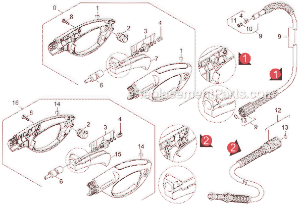 Karcher K 220 R (1.189-105.0) Pressure Washer Page G Diagram