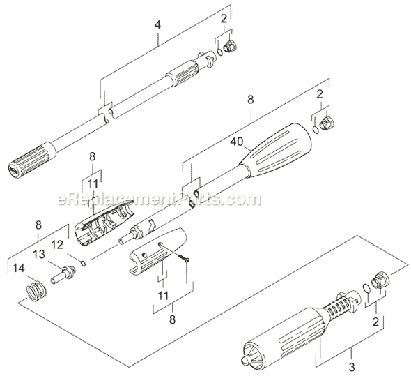 Karcher K 220 R (1.189-106.0) Pressure Washer Page H Diagram