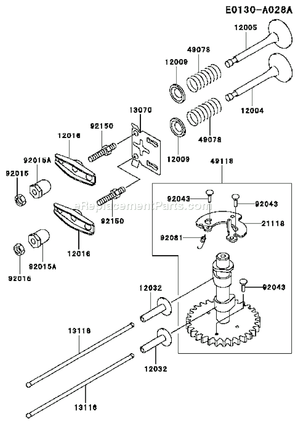 Kawasaki FC150V-FS25 4 Stroke Engine Page L Diagram