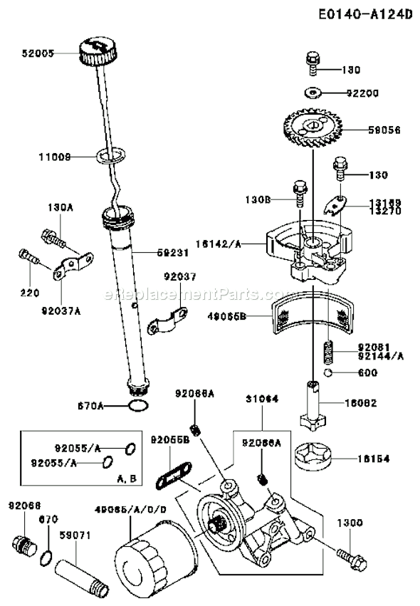 Kawasaki FC401V-CS03 4 Stroke Engine Page I Diagram