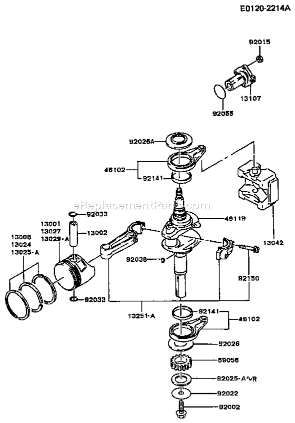 Kawasaki FC420V-BS07 4 Stroke Engine Page I Diagram