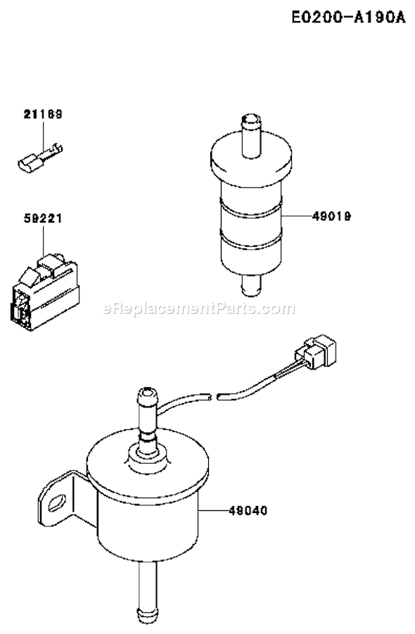 Kawasaki FD620D-AS15 4 Stroke Engine Page G Diagram