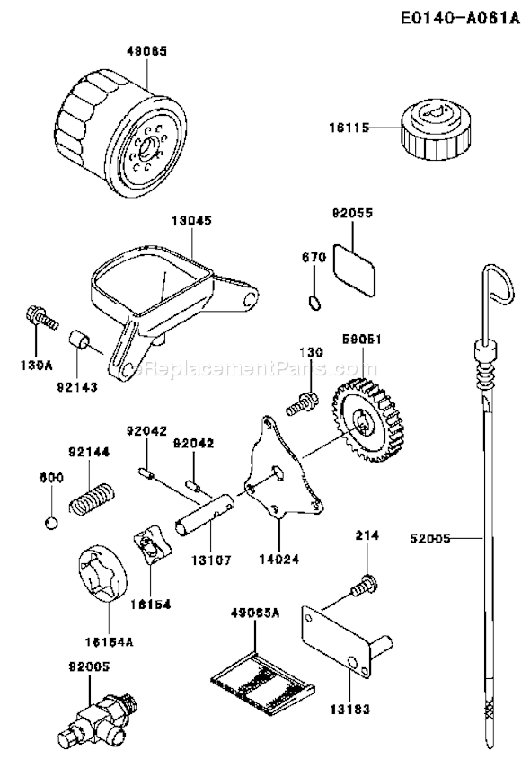 Kawasaki FD620D-BS13 4 Stroke Engine Page I Diagram