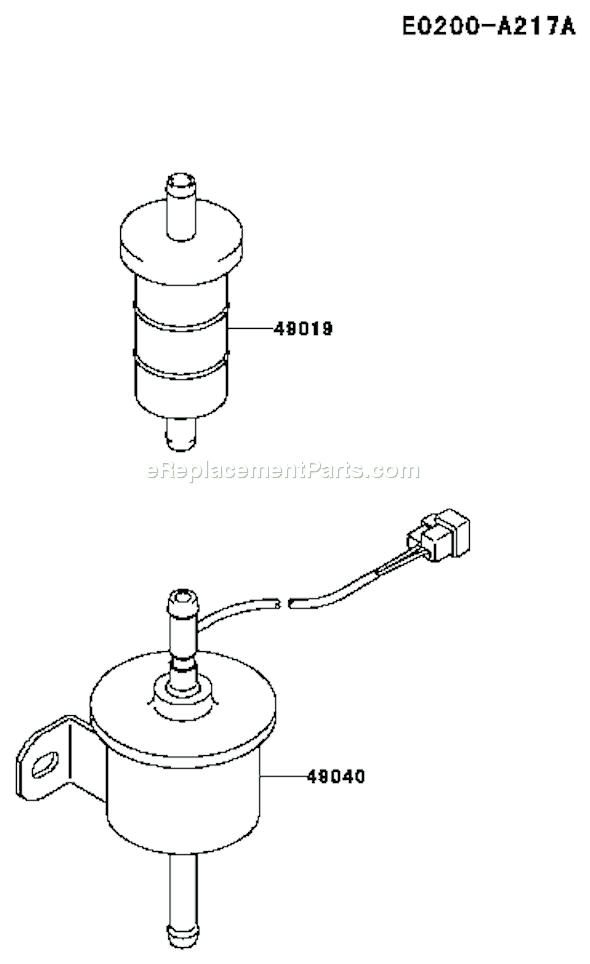 Kawasaki FD620D-CS20 4 Stroke Engine Page G Diagram