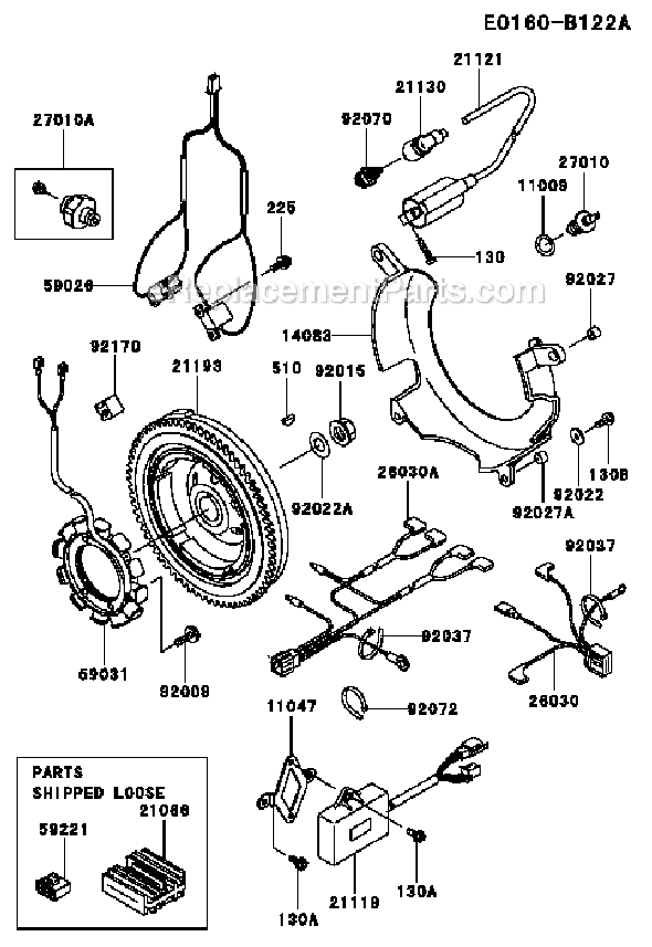 Kawasaki FD620D-FS13 4 Stroke Engine Page F Diagram