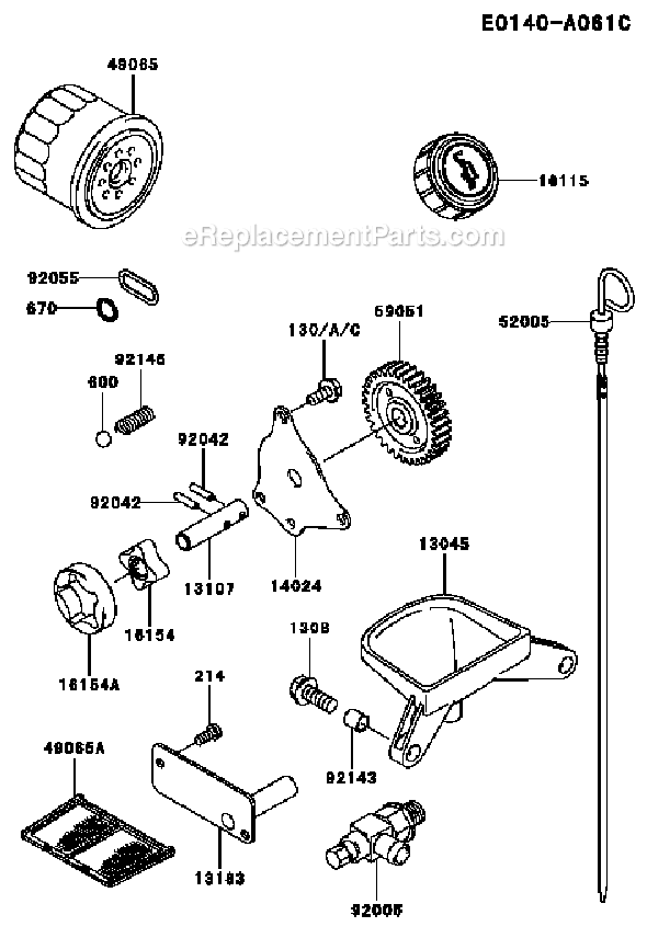Kawasaki FD620D-FS13 4 Stroke Engine Page I Diagram