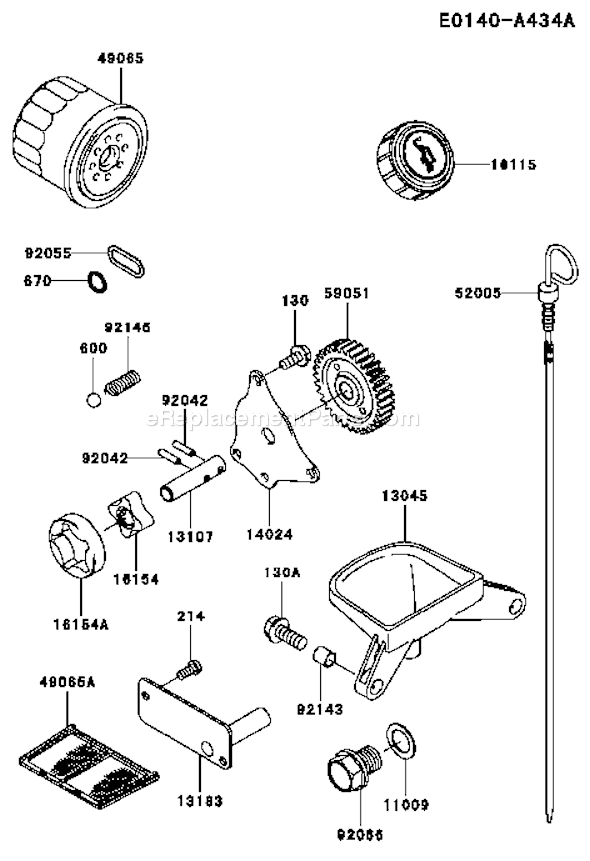 Kawasaki FD620D-MS12 4 Stroke Engine Page I Diagram