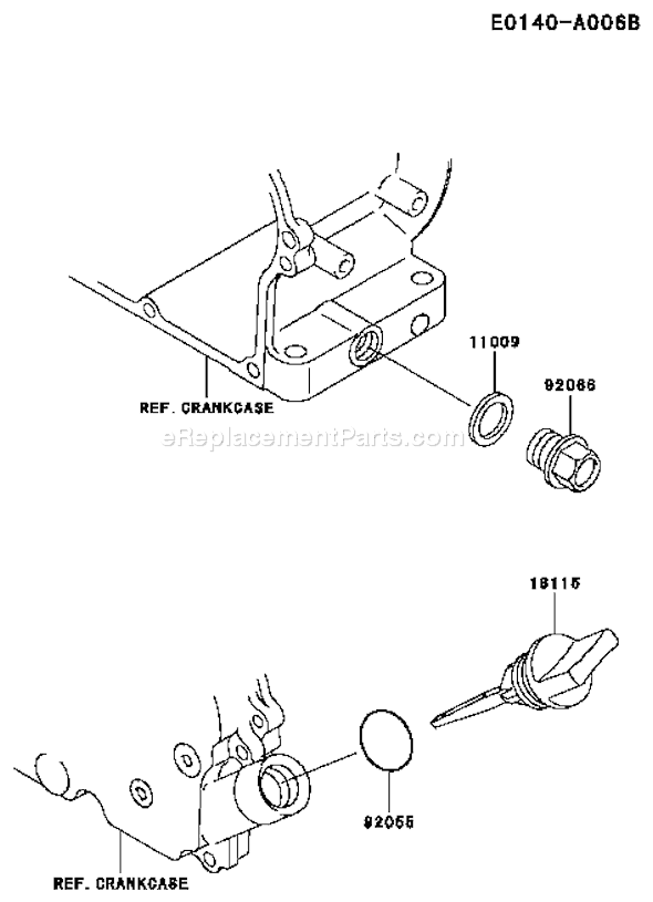 Kawasaki FE120G-AS03 4 Stroke Engine Page I Diagram