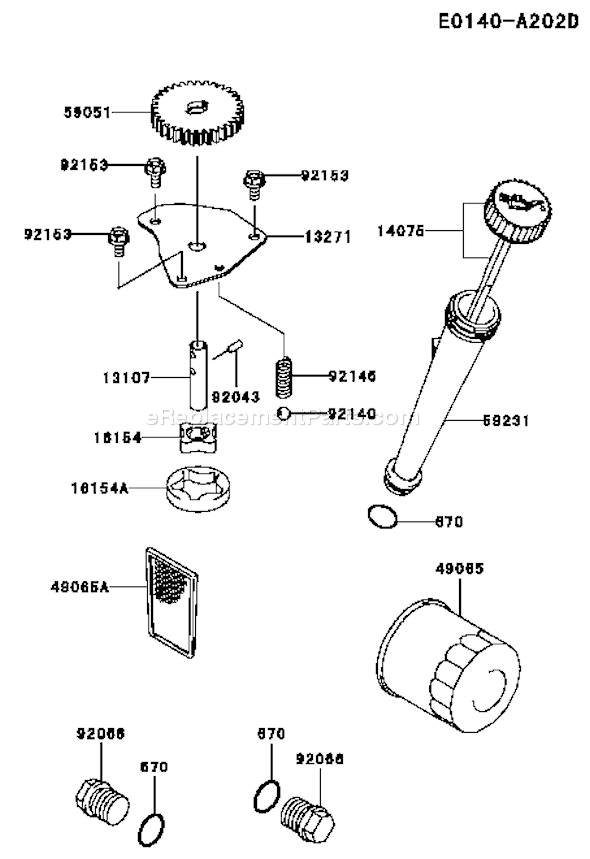 Kawasaki FH381V-AW00 4 Stroke Engine Page I Diagram