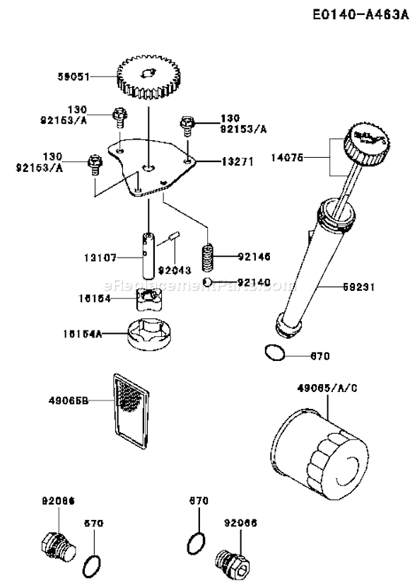 Kawasaki FH381V-CS20 4 Stroke Engine Page I Diagram