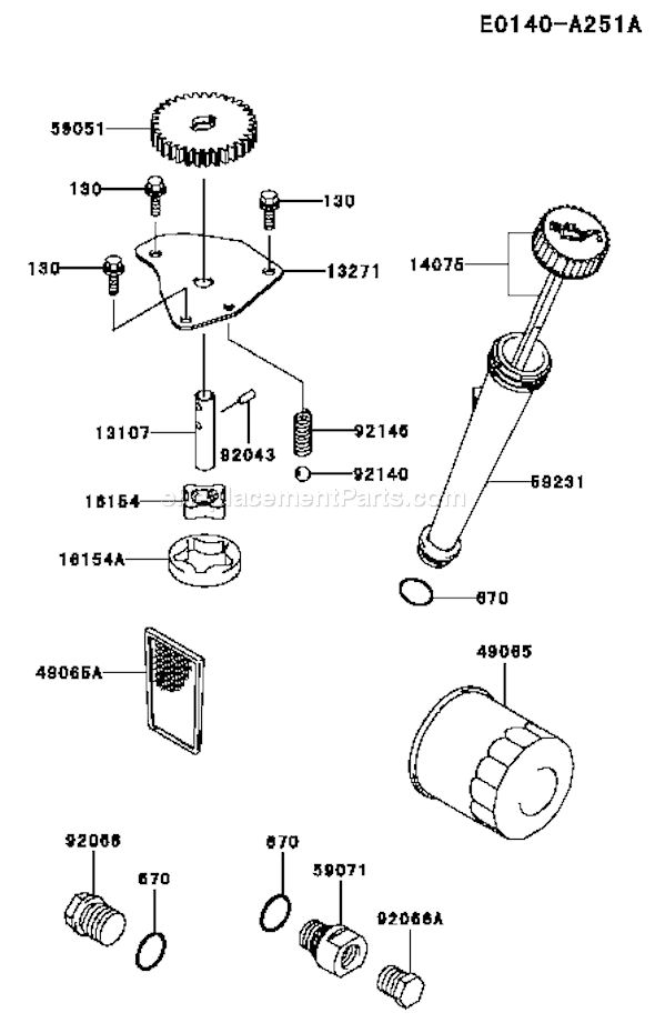 Kawasaki FH430V-BS12 4 Stroke Engine Page I Diagram