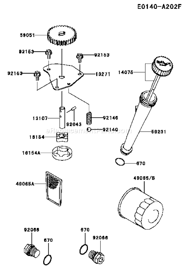 Kawasaki FH430V-DS22 4 Stroke Engine Page I Diagram