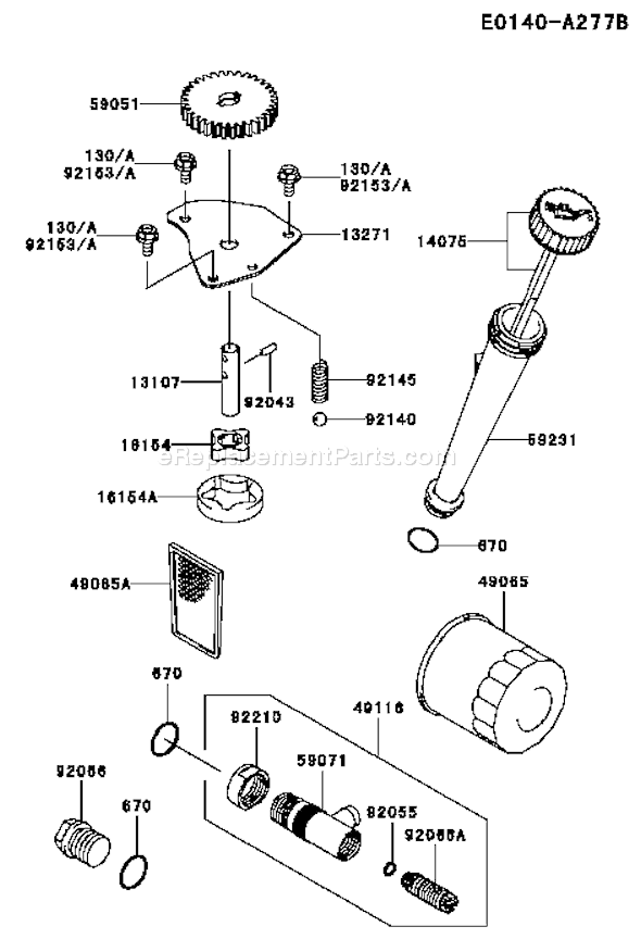 Kawasaki FH430V-ES06 4 Stroke Engine Page I Diagram