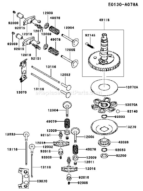 Kawasaki FH500V-AS02 4 Stroke Engine Page L Diagram