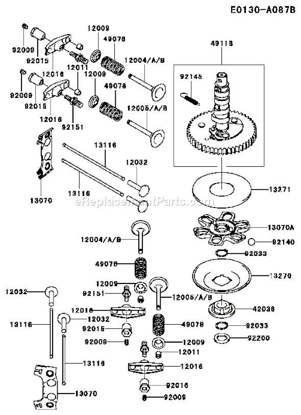 Kawasaki FH500V-AS20 4 Stroke Engine Page L Diagram