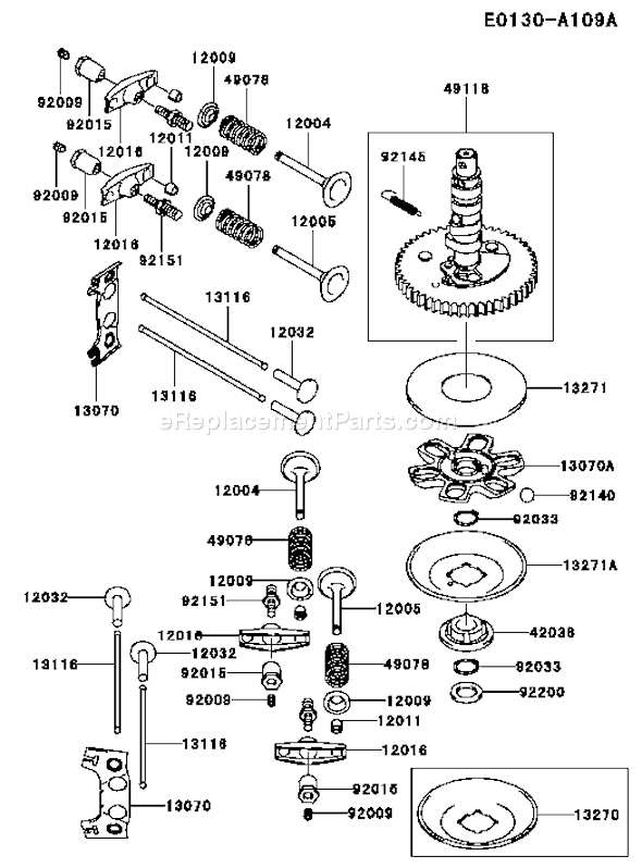Kawasaki FH500V-AS38 4 Stroke Engine Page L Diagram