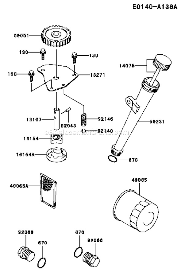 Kawasaki FH531V-AS01 4 Stroke Engine Page I Diagram