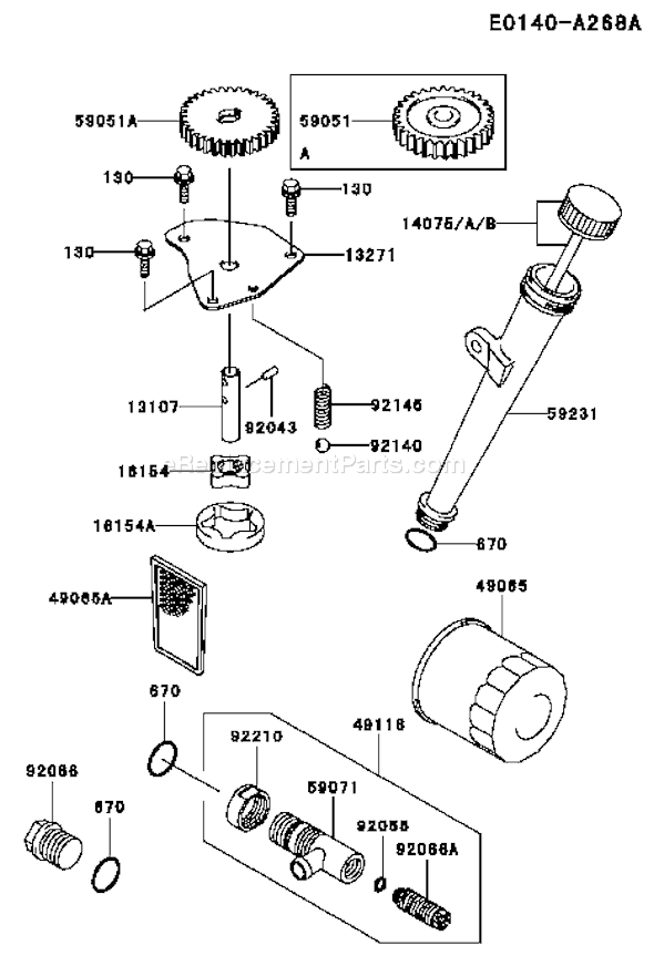 Kawasaki FH531V-BS06 4 Stroke Engine Page I Diagram