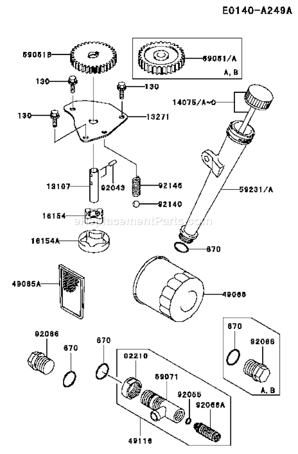 Kawasaki FH531V-BS07 4 Stroke Engine Page I Diagram