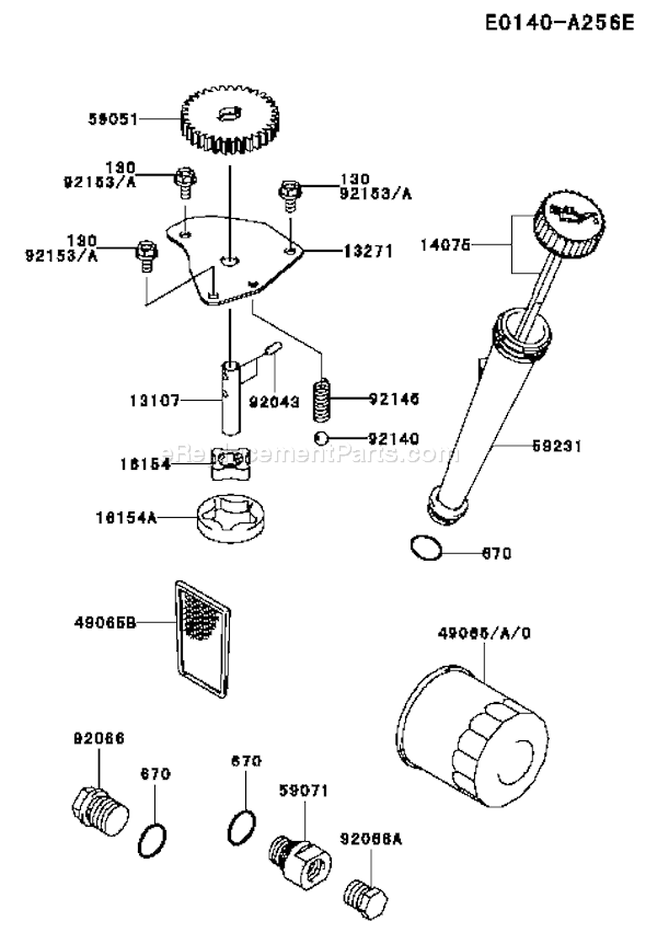 Kawasaki FH541V-CS05 4 Stroke Engine Page I Diagram