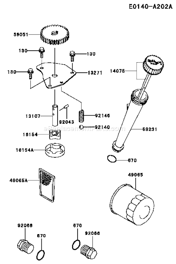 Kawasaki FH580V-AS20 4 Stroke Engine Page I Diagram