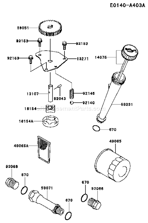 Kawasaki FH580V-AS51 4 Stroke Engine Page I Diagram