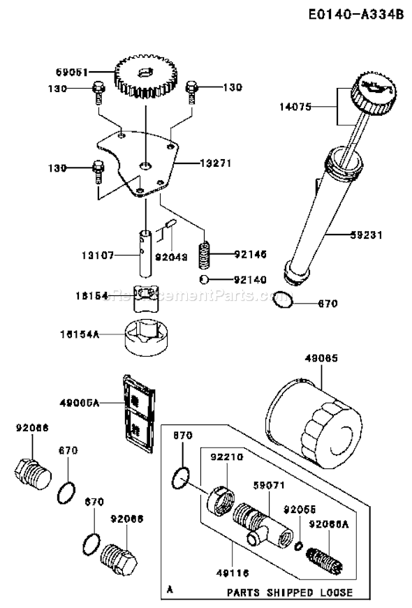 Kawasaki FH641V-AG80 4 Stroke Engine Page I Diagram