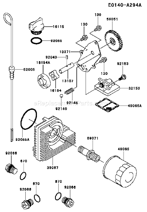 Kawasaki FH721D-DS05 4 Stroke Engine Page I Diagram