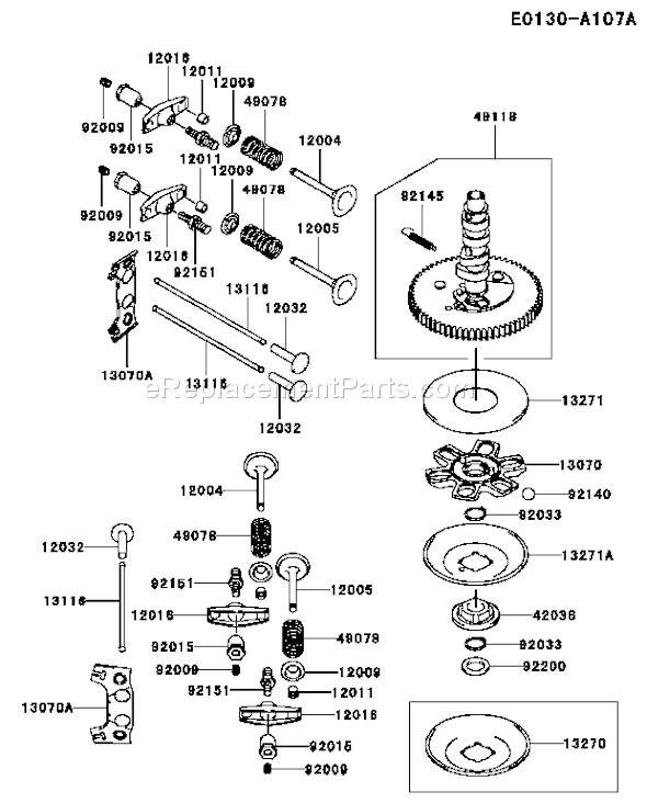 Kawasaki FH721V-AS13 4 Stroke Engine Page L Diagram