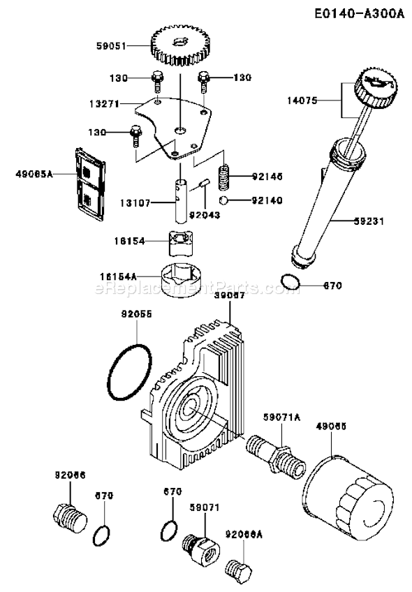 Kawasaki FH721V-CS21 4 Stroke Engine Page I Diagram