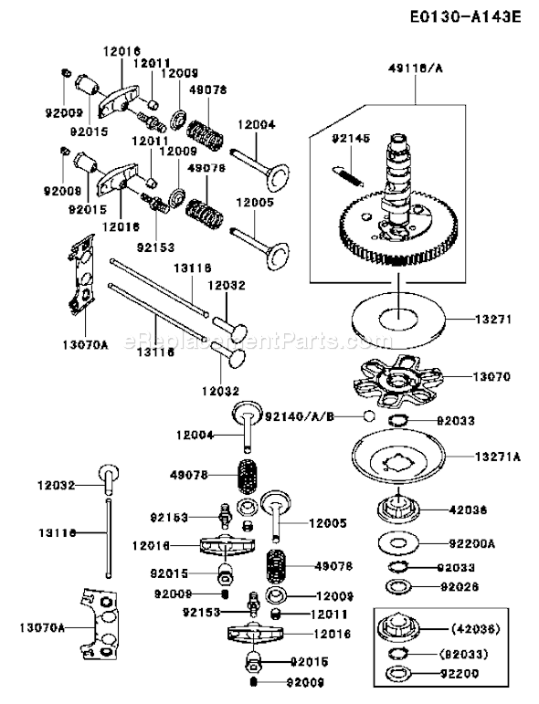 Kawasaki FH721V-FS21 4 Stroke Engine Page L Diagram