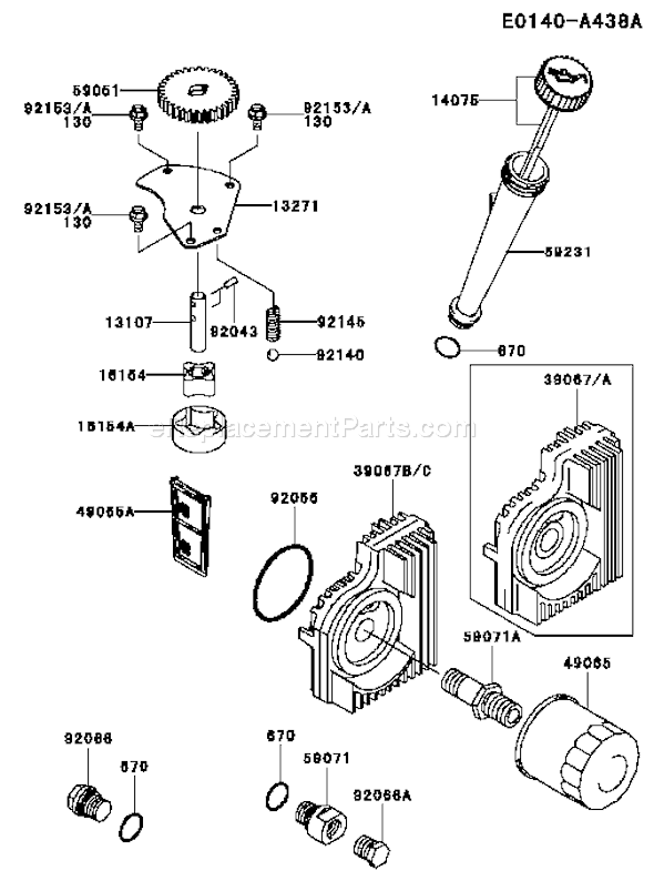 Kawasaki FH721V-FS21 4 Stroke Engine Page I Diagram