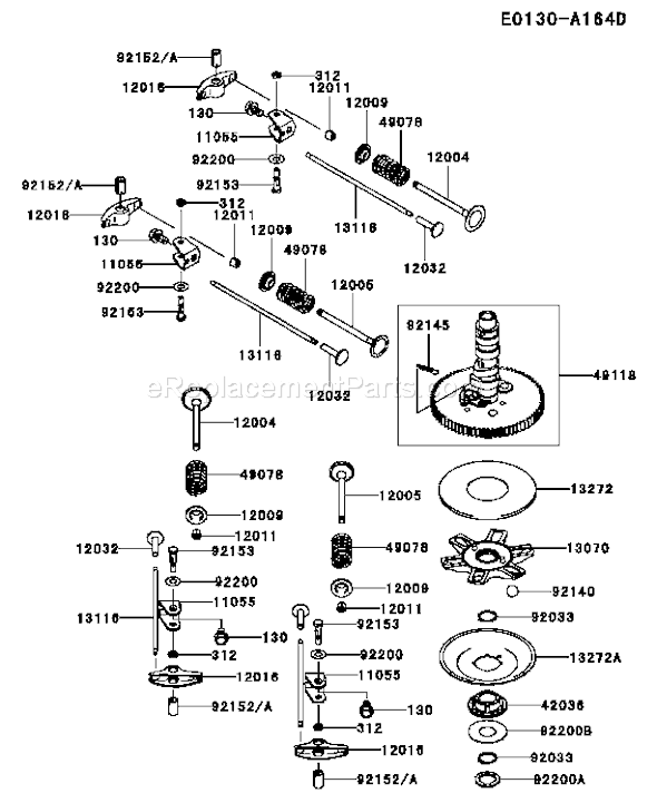 Kawasaki FX801V-AS05 4 Stroke Engine Page L Diagram