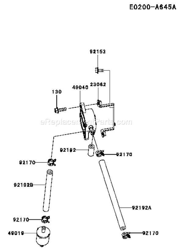 Kawasaki FX801V-AS05 4 Stroke Engine Page G Diagram