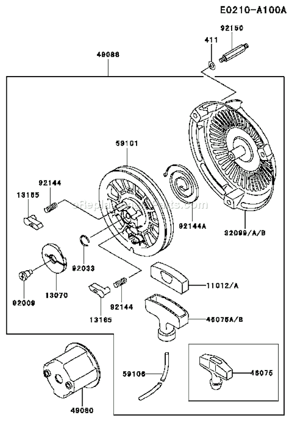 Kawasaki GE2200A-CS01 Generator Page N Diagram